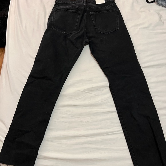 Black redone distressed jeans - Picture 2 of 3